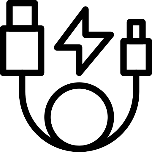 Iphone 7, lightning, usb icon